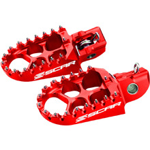 Scar Racing Evolution Honda/Kawasaki CR/CRF 02-26 KX250F-450F 06-26 Red Foot Pegs