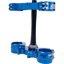 Scar Racing HusqvarnaTC85 14-24 16mm Offset Blue Triple Clamps