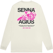 Senna Phillip Island 26 Ecru Long Sleeve Tee