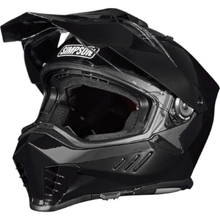 Simpson Xcursion Bandit Gloss Black Adventure Helmet