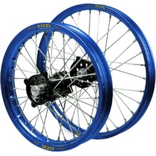 SM Pro/Excel Takasago Yamaha YZ85 SW 02-27 17"/14" Blue/Black Wheel Set
