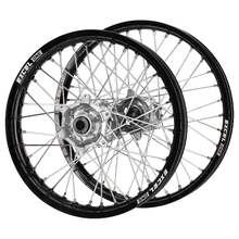 SM Pro/Excel One KTM/Husqvarna/Gas Gas 03-23 21"/18" Black/Silver Wheel Set