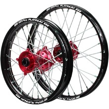 SM Pro Platinum CR80/85R BW 96-07 19"/16" Black/Red Wheel Set