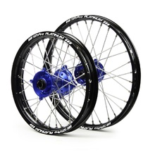 SM Pro Platinum Yamaha YZ85 SW 02-27 17"/14" Black/Blue Wheel Set