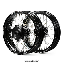 SM Pro Platinum Suzuki DR650SE 06-21 Black Cushed Motard Wheel Set