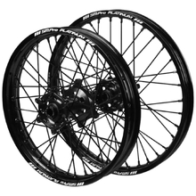 SM Pro Platinum KTM/Husqvarna/Gas Gas 85 21-24 19"/16" Black/Black Wheel Set