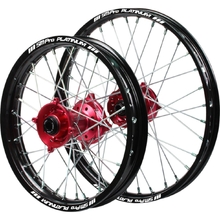 SM Pro Platinum GAS GAS MC85 BW 25-27 19"/16" Red/Black Wheel Set