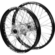 SM Pro Platinum KTM/Husqvarna/GAS GAS 85 BW 25-27 19"/16" Silver/Black Wheel Set