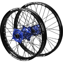 SM Pro Platinum Husqvarna TC85 SW 25-27 17"/14" Blue/Black/Black Wheel Set