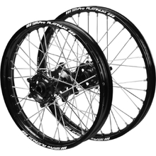 SM Pro Platinum KTM/Husqvarna/GAS GAS 85 SW 25-27 17"/14" Black/Black Wheel Set