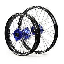 SM Pro Platinum Husqvarna TC85 BW 14-20 19"/16" Black/Blue Wheel Set