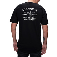 ScramblerMX Lighter Black Tee