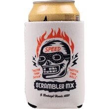 ScramblerMX Hotter Than Hell White Stubby Cooler