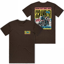ScramblerMX Speedway Flyer Chocolate Tee