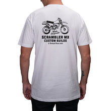 ScramblerMX Vintage MX White Tee