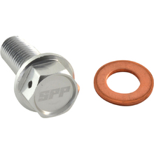 SPP Honda CRF250R 04-09 CRF250X 04-17 Silver Oil Drain Bolt