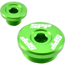 SPP Kawasaki/Suzuki Green Engine Plug Kit