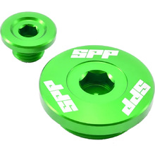 SPP Kawasaki KX250-450F 09-22 Green Engine Plug Kit
