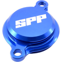 SPP Yamaha YZ250-450F 10-19 Blue Oil Filter Cover