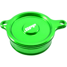 SPP Kawasaki KLX450R 08-24 KX450F 06-15 Green Oil Filter Cover