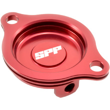 SPP Honda CRF250R 04-09 CRF250X 04-17 Red Oil Filter Cover
