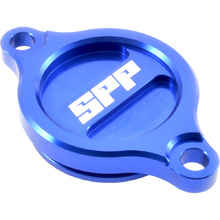 SPP Suzuki RMZ250 07-27 RMZ450 05-27 Blue Oil Filter Cover