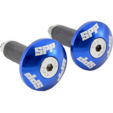 SPP Blue Alloy Handlebar Ends