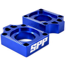 SPP Yamaha YZF 02-08 YZ/WRF 02-25 Blue Axle Blocks