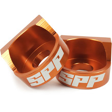 SPP KTM 65 SX 02-15 Orange Axle Blocks