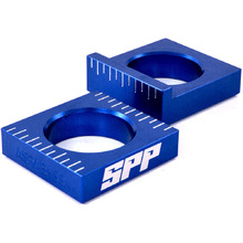 SPP Yamaha YZ250/450F 10-27 Blue Axle Blocks