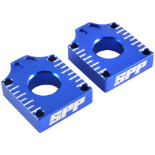 SPP Yamaha YZ65 18-25 Blue Axle Blocks