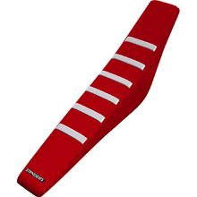 Strike Seats Gas Gas MC/EC/EX 24-25 Gripper Ribbed White/Red/Red Seat Cover
