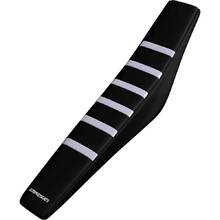 Strike Seats Honda CRF110-125F 19-27 Gripper Ribbed White/Black/Black Seat Cover