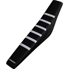 Strike Seats Honda CRF150/230F 03-07 Gripper Ribbed White/Black/Black Seat Cover