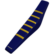 Strike Seats Husqvarna TC/FC 19-22 TE/FE 20-23 Gripper Ribbed Yellow/Navy/Navy Seat Cover
