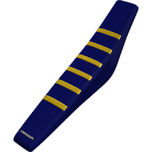 Strike Seats Husqvarna FC/TC/RE/TE 14-16 Gripper Ribbed Yellow/Navy/Navy Seat Cover
