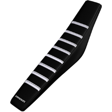 Strike Seats Husqvarna TC50 17-23 Gripper Pleated White/Black/Black Seat Cover