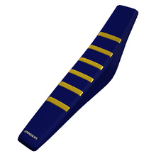 Strike Seats Husqvarna TC/FC 23-27 TE/FE 24-27 Yellow/Navy/Navy Gripper Ribbed Seat Cover