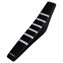 Strike Seats Husqvarna TC/FC 23-27 TE/FE 24-27 White/Black/Black Gripper Ribbed Seat Cover