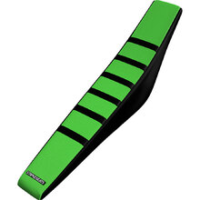 Strike Seats Kawasaki KX250F 09-12 450F 09-11 Gripper Ribbed Black/Green/Black Seat Cover