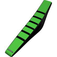 Strike Seats Kawasaki KX125-250 03-08 Gripper Ribbed Black/Green/Black Seat Cover