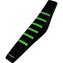 Strike Seats Kawasaki KX65 00-27 KLX110 02-27 Gripper Ribbed Green/Black/Black Seat Cover