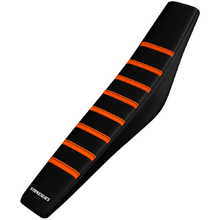 Strike Seats KTM SX/SX-F/XC/XC-F 19-22 EXC/EXC-F 20-23 Gripper Pleated Orange/Black/Black Seat Cover