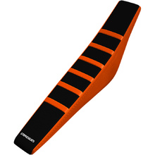 Strike Seats KTM SX/SX-F 07-10 EXC-F 08-11 Gripper Ribbed Orange/Black/Orange Seat Cover