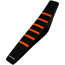 Strike Seats KTM 50SX 09-15 Gripper Ribbed Orange/Black/Black Seat Cover