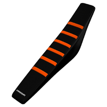 Strike Seats KTM SX/SX-F 23-27 Orange/Black/Black Gripper Ribbed Seat Cover