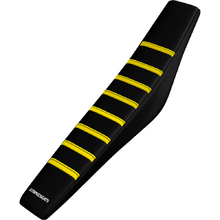 Strike Seats Suzuki RMZ250 10-18 Gripper Pleated Yellow/Black/Black Seat Cover