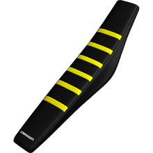 Strike Seats Suzuki RMZ250 07-09 Gripper Ribbed Yellow/Black/Black Seat Cover