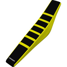 Strike Seats Suzuki DRZ400 00-24 Gripper Ribbed Yellow/Black/Yellow Seat Cover