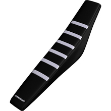 Strike Seats Yamaha YZ125-250 02-20 Gripper Ribbed White/Black/Black Seat Cover